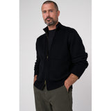 Liverpool - LS Full Zip Sweater - Black