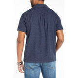 Liverpool - Men's S/S Button Up Camp Shirt - Navy