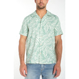 Liverpool - Men's S/S Buttom Up Camp Shirt - Sage Green Multi