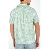 Liverpool - Men's S/S Buttom Up Camp Shirt - Sage Green Multi