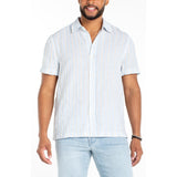 Liverpool - Men's S/S Button Up Shirt - Khaki White