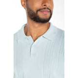 Liverpool - Men's S/S Sweater Knit Polo - Aqua