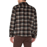 Liverpool - Men's Shirt Jacket - Putty Brown Black Multi