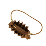 Melie Bianco - Carrie Pleated Vegan Suede Shoulder Bag - Camel