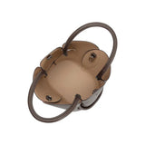 Melie Bianco - Tulip Recycled Vegan Leather Top Handle - Chocolate