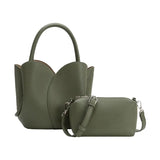Melie Bianco - Tulip Recycled Vegan Leather Top Handle - Moss