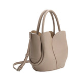 Melie Bianco - Tulip Recycled Vegan Leather Top Handle - Mushroom