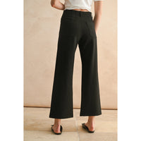 Miou Muse - 2 Pockets Ponte Pants - Black