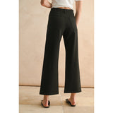 Miou Muse - 2 Pockets Ponte Pants - Black