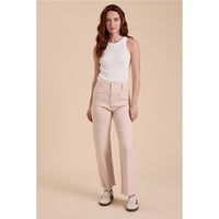 Miou Muse - Classic Ribbed Tank - White