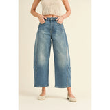 Miou Muse - Barrel Jeans - Denim