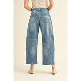 Miou Muse - Barrel Jeans - Denim