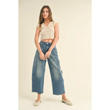 Miou Muse - Barrel Jeans - Denim