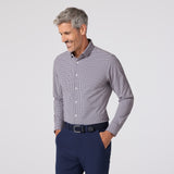 Mizzen + Main - Leeward Long Sleeve Dress Shirt - Eggplant