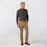 Mizzen + Main - Leeward LS Dress Shirt - Espresso Cole Plaid