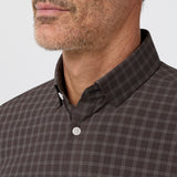 Mizzen + Main - Leeward LS Dress Shirt - Espresso Cole Plaid