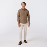 Mizzen + Main - City Flannel - Mocha Heather