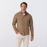 Mizzen + Main - City Flannel - Mocha Heather