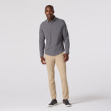 Mizzen + Main - City Flannel - Pewter Heather