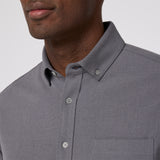 Mizzen + Main - City Flannel - Pewter Heather