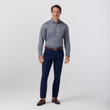 Mizzen + Main - Halyard LS Dress Shirt - Dark Slate Clover