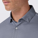 Mizzen + Main - Halyard LS Dress Shirt - Dark Slate Clover