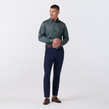 Mizzen + Main - Halyard LS Dress Shirt - Hemlock Clover