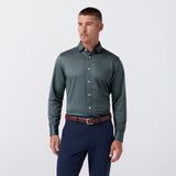 Mizzen + Main - Halyard LS Dress Shirt - Hemlock Clover