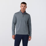 Mizzen + Main - KPI Quarter Zip - Dark Slate Heather