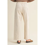 Mustard Seed - Side Pocket Wide Pants - Natural