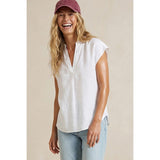 Naked Zebra - Soft Matte Drop Shoulder Blouse - Off White