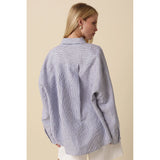 Olivaceous - Harper Linen Shirt - Denim