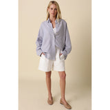 Olivaceous - Harper Linen Shirt - Denim