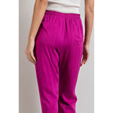 ee:some - Drawstring Joggers - Hot Pink