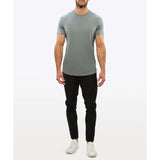 Cuts - AO Curve Hem Tee - Sage