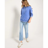 Seventy Eight and Sunny - Bayside Mineral Wash Hoodie - Washed Cobalt