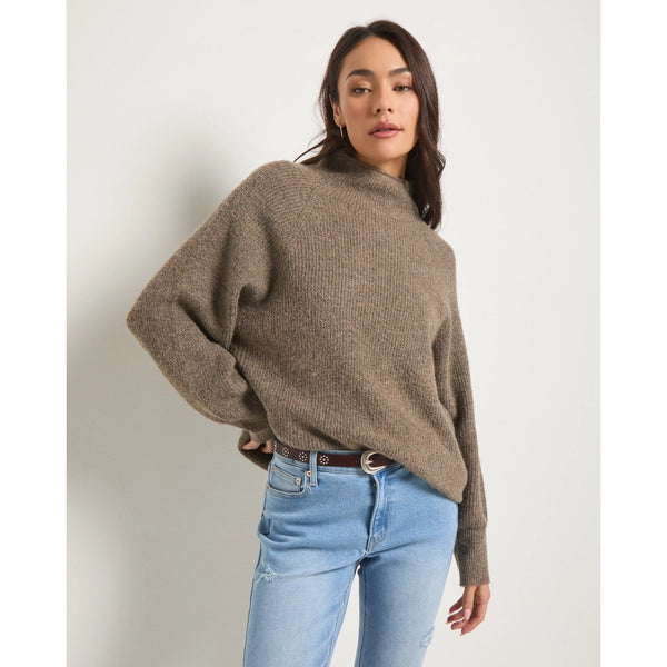 Seventy Eight and Sunny - Driftwood Sweater - Taupe Marled