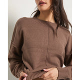 Seventy Eight and Sunny - Melody Reverse Seam Sweater - Dune