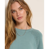 Seventy Eight and Sunny - Voyage Inset Pullover - Seaglass