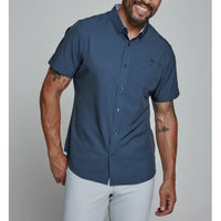 7 Diamonds - Monroe Short Sleeve Shirt - Midnight