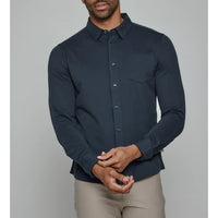 7 Diamonds - Oxford Long Sleeve Shirt - Navy