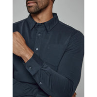 7 Diamonds - Oxford Long Sleeve Shirt - Navy