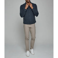 7 Diamonds - Oxford Long Sleeve Shirt - Navy