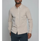 7 Diamonds - Oxford Long Sleeve Shirt - Tan