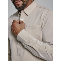 7 Diamonds - Oxford Long Sleeve Shirt - Tan