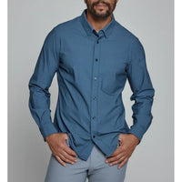 7 Diamonds - Affleck Long Sleeve - Navy