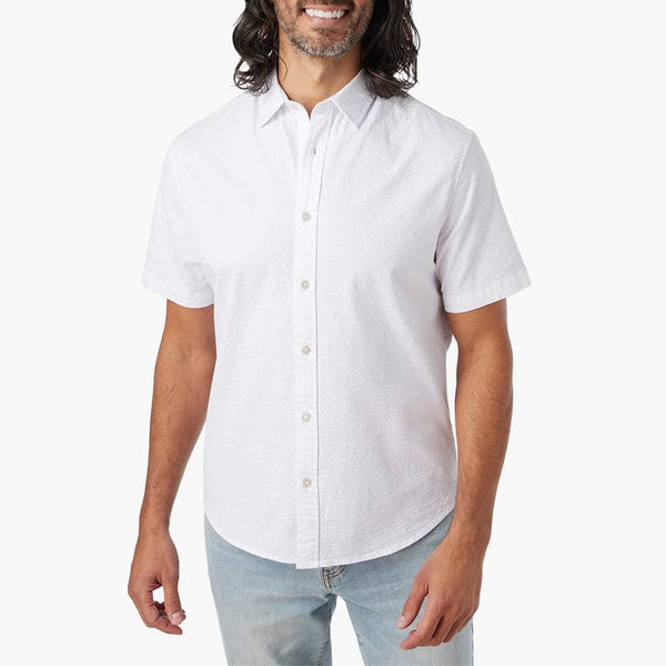 Fair Harbor - Seersucker Shirt - White