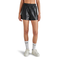 Steve Madden - Faux The Record Shorts - Black