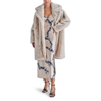 Steve Madden - Emery Faux Fur Coat - Beige