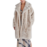 Steve Madden - Emery Faux Fur Coat - Beige